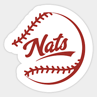 Nats Baseball Sticker